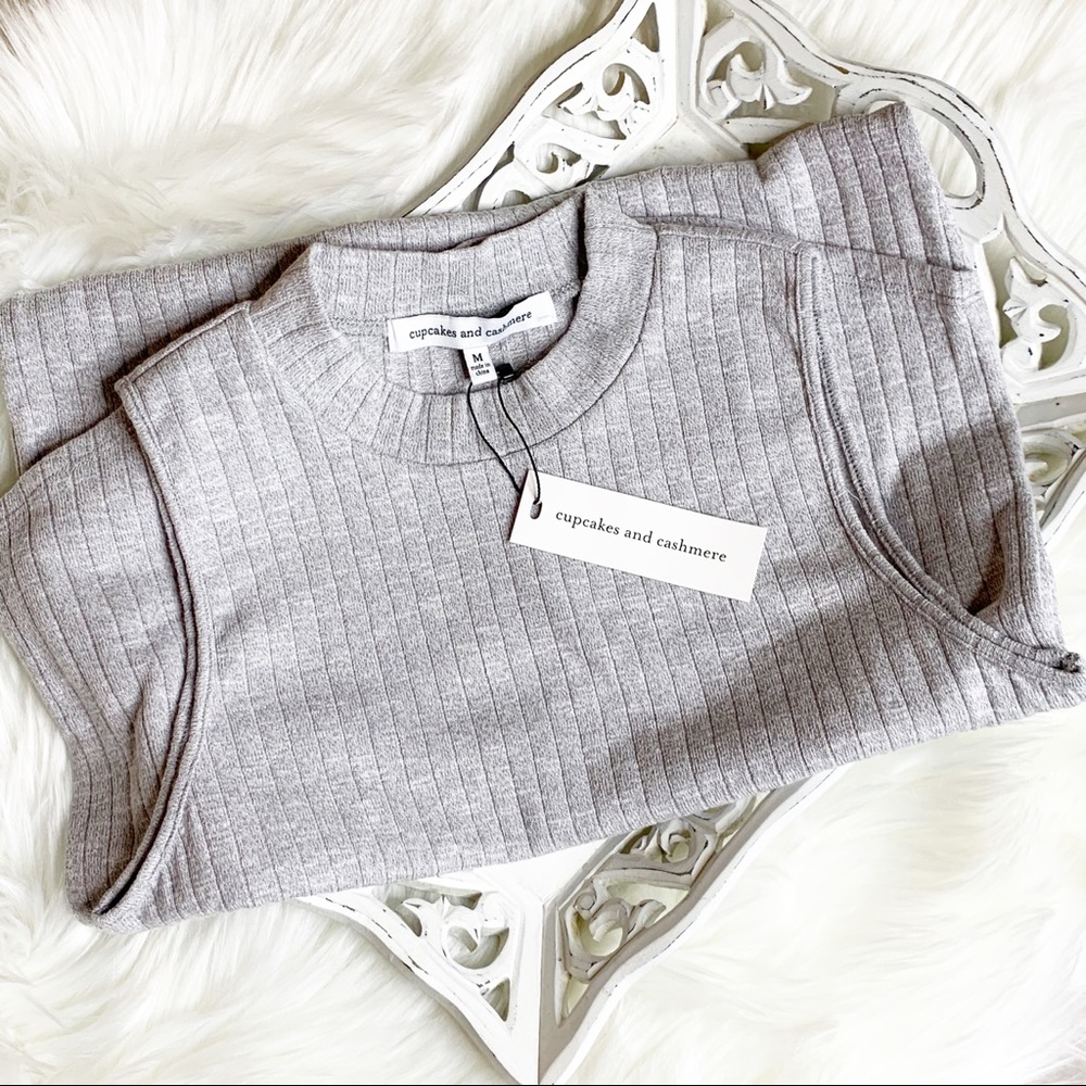 Cupcakes & Cashmere | Haile Knit Tank Dress